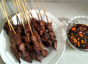 Foto resep Sate maranggi (daging sapi)