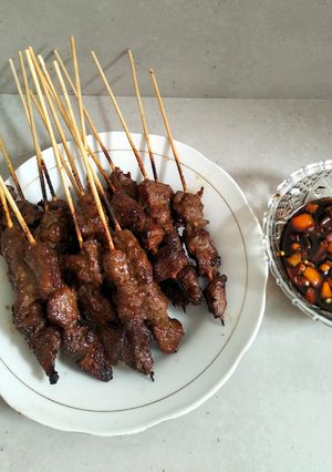 Foto resep Sate maranggi (daging sapi)