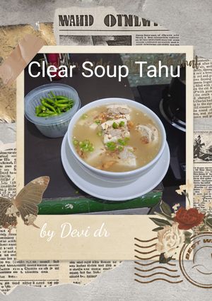 Foto resep Clear Soup Tahu