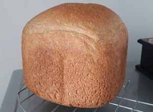 Una foto de Pan avena y trigo con prefermento en panificadora