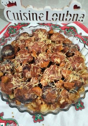 صورة لوصفة ڨراتان عجيجات الشفلور والدجاج
