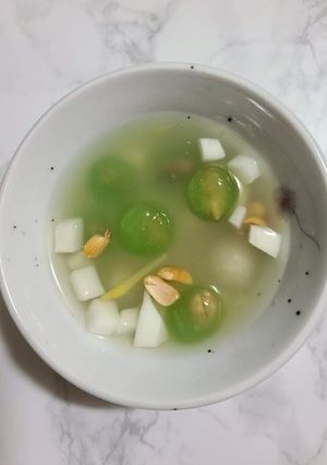 Hình của món Chè bột lọc nhị sắc.
