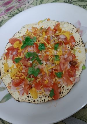 मसाला क्रंची पापड (masala crunchy papad recipe in Hindi) रेसिपी मुख्य फोटो