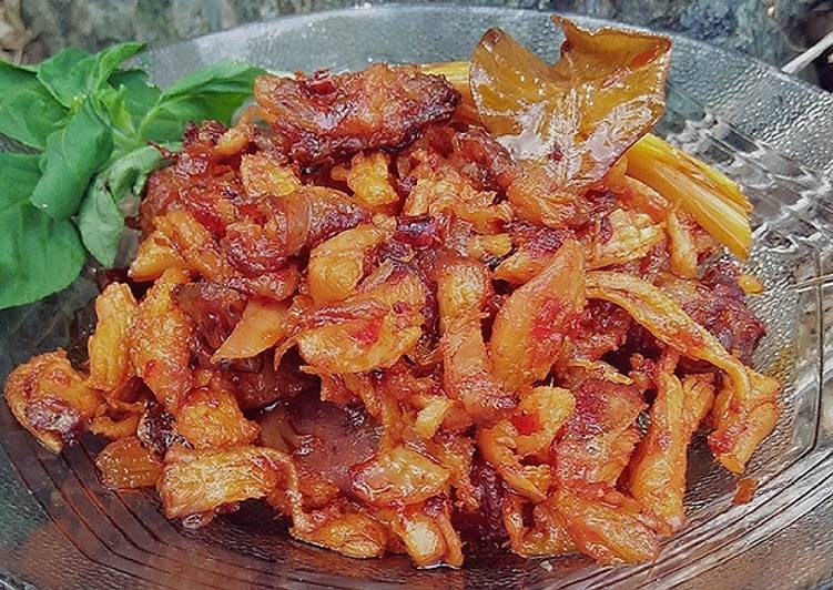 Resep Ayam Suir Masak Habang yang enak