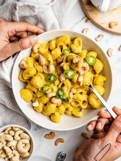 Une photo de Creamy Curry Pasta