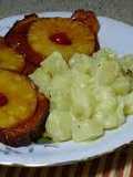 Chuletas ahumada con piña