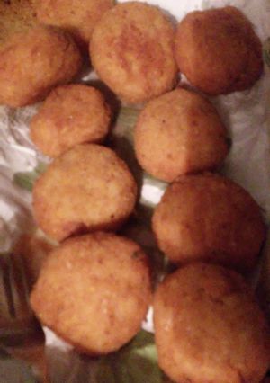 Una foto de Croquetas con arroz del día anterior