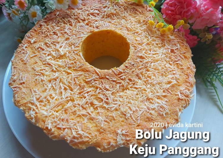 Cara Gampang Membuat Bolu Jagung Keju Panggang Anti Gagal