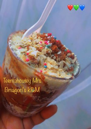 A picture of Chocolate cake parfait.