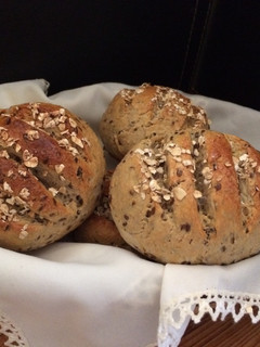 Una foto de Pan 🍞 de avena y linaza