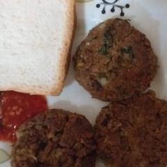 Mutton shami kabab A picture of Mutton shami kabab.
