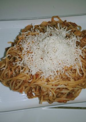 Foto resep Spaghetti Bolognese zuper healthy