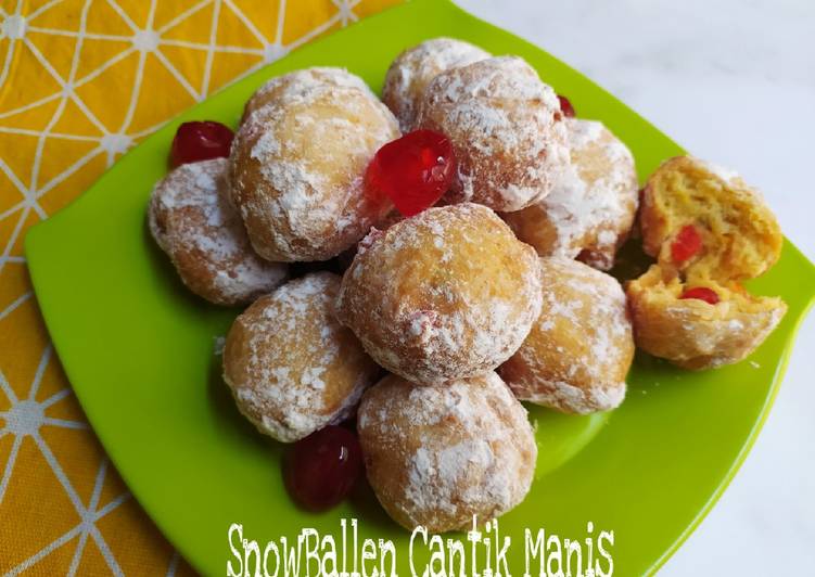 Resep SnowBallen Cantik Manis Anti Gagal