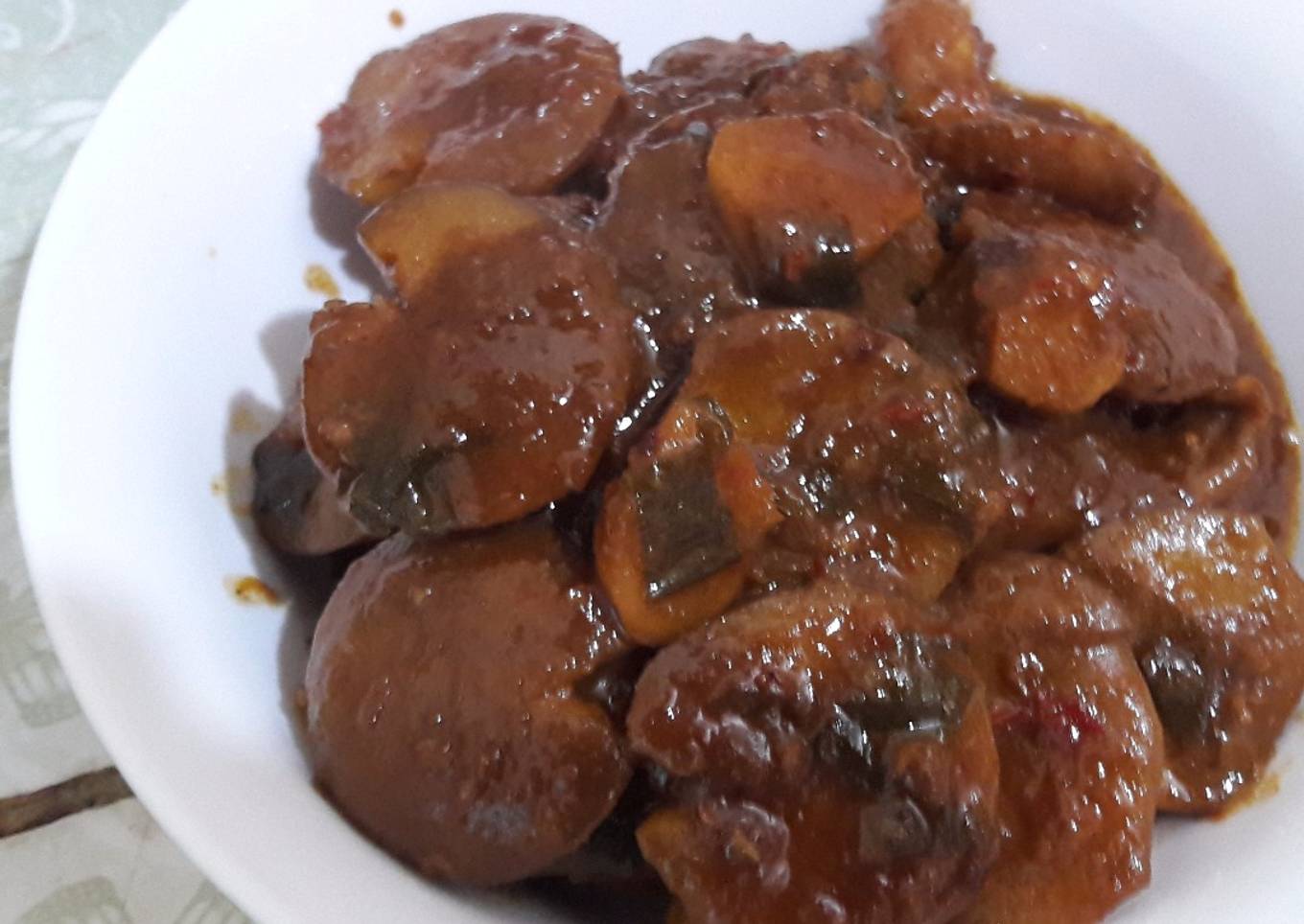 Semur jengkol ayam