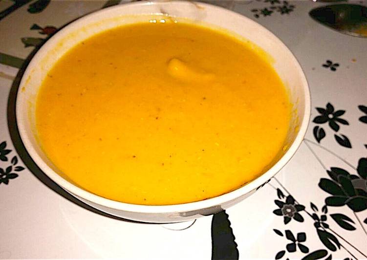 La Délicieuse Recette du Soupe au butternut et lentilles corail