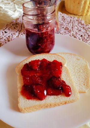 صورة لوصفة مربى الفراولة 🍓