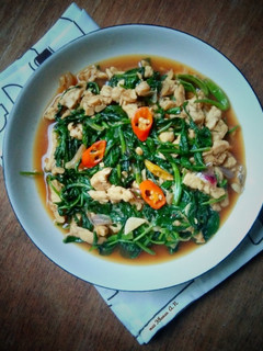 Foto resep Tumis Kangkung Tempe