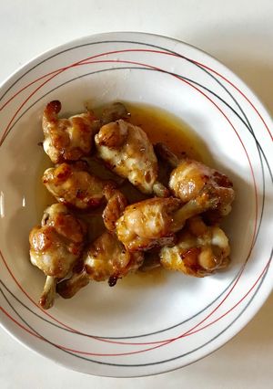 Une photo de Poulets sautées à la sauce aigre-douce