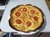 Quiche de bacon y queso