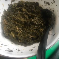 A picture of Mexican-style spinach.