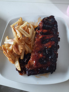 Una foto de Costillar a la barbacoa semioriental