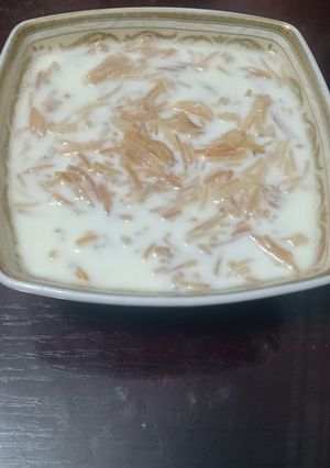 صورة لوصفة شعيرية باللبن