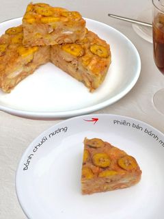 Hình của món Bánh chuối nướng (từ bánh mì cũ).