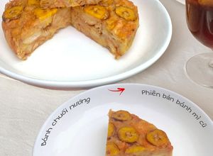 Hình của món Bánh chuối nướng (từ bánh mì cũ).