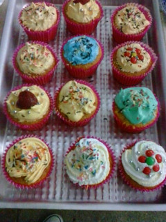 Una foto de Cupcakes de vainilla