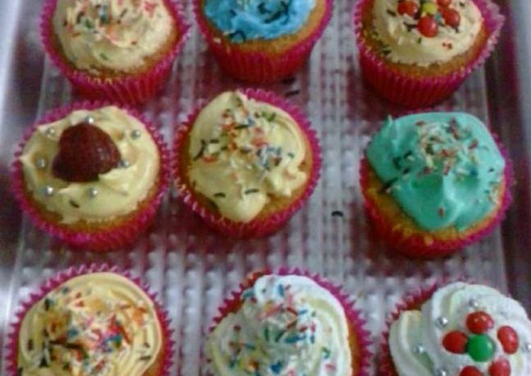 Cupcakes de vainilla
