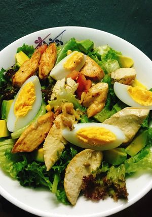 Hình của món Salad ức gà.