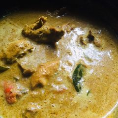 A picture of Kadai coconut curry.