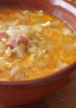Una foto de Sopa de ajo