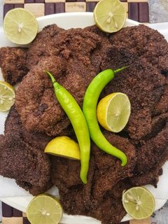 A picture of Fried bran liver.