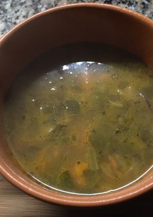 Una foto de Sopa de verduras