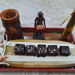 Wheat jaggery Brownie A picture of Wheat jaggery Brownie.