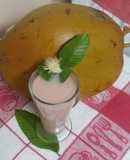 Jugo de guayaba y coco