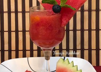 Fresh, Making Recipe Watermelon mojitos Restaurant Style