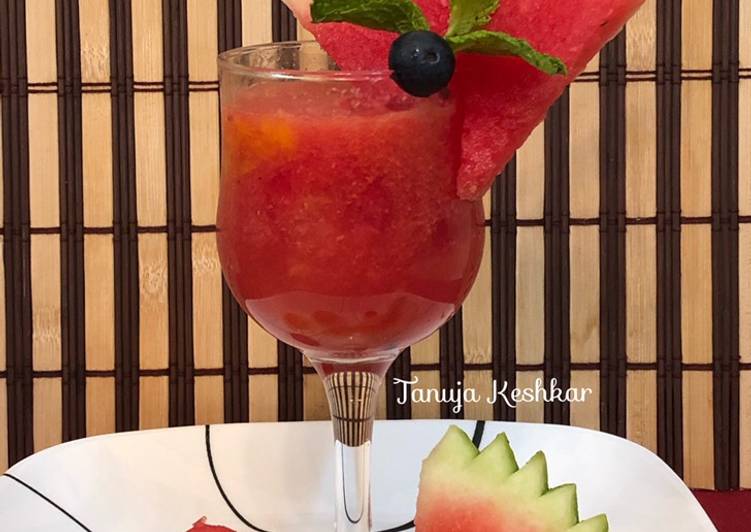 Watermelon mojitos Watermelon mojitos