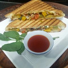 A picture of Veg Panini Sandwich.