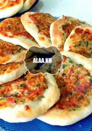 صورة لوصفة فطاير لحمة بالخضار