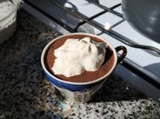 Una foto de chocolate semi amargo