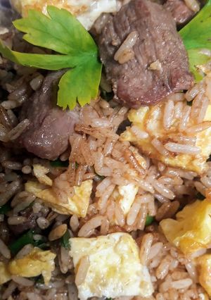 A picture of Beef Arroz Chaufa 🇵🇪.