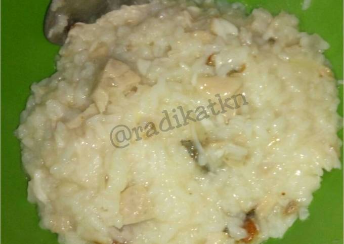 Bubur Gurih Ikan Suwir