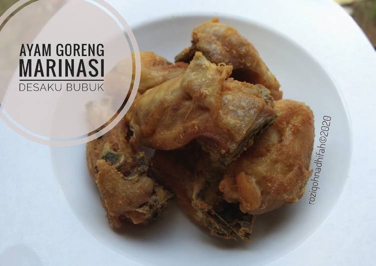 Bagaimana Menyiapkan Ayam Marinasi Desaku Bubuk, Lezat Sekali