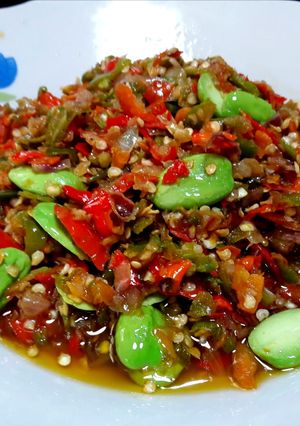Foto resep Sambal bawang pete