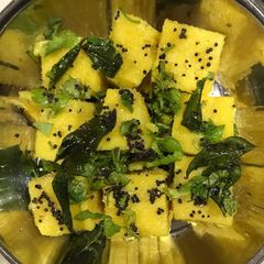 A picture of Mug dal dhokla.
