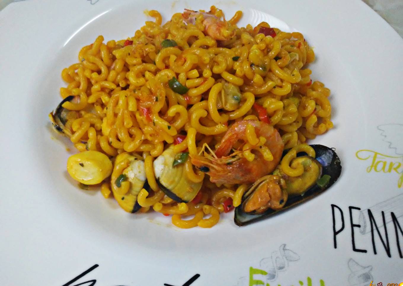 Fideuá de mariscos