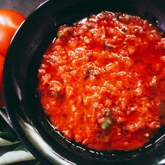 A picture of Tomato thokku.