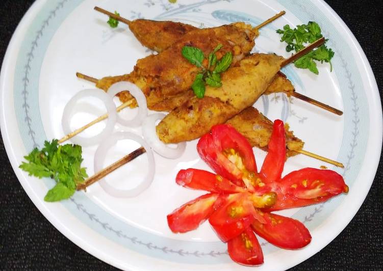 Steps to Make Ultimate Veg seekh kabab